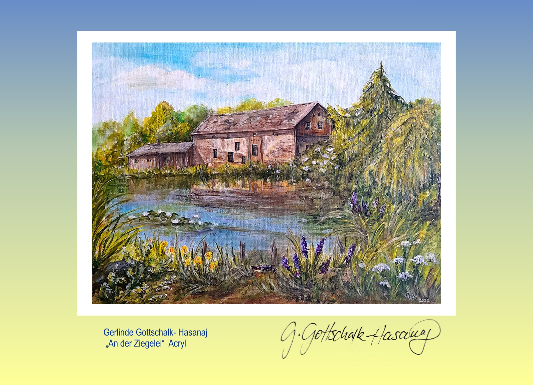 Postkarte Alte Ziegelei Bischofswerda Gottschalk-Hasanaj Gerlinde Postkarte Alte Ziegelei Bischofswerda Gottschalk-Hasanaj Gerlinde