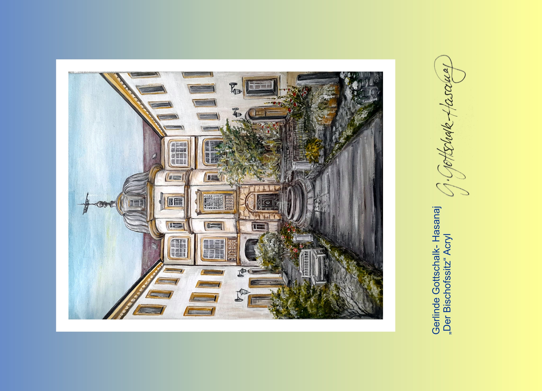 Postkarte Bischofssitz Bischofswerda Gottschalk-Hasanaj Gerlinde Postkarte Bischofssitz Bischofswerda Gottschalk-Hasanaj Gerlinde